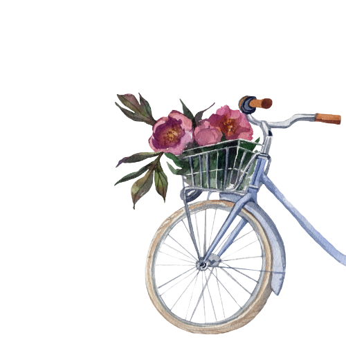 Aquarell Fahrrad Ornamentum