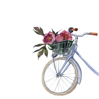 Aquarell Fahrrad Ornamentum