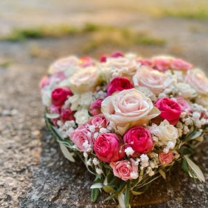 Nahaufnahme von frischen Blumen am Stand in Kißlegg